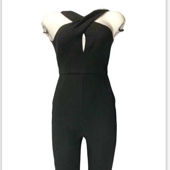BCBG Generation CATSUIT Jumpsuit Open Back Cat Suit Pockets - Picture 6 of 12